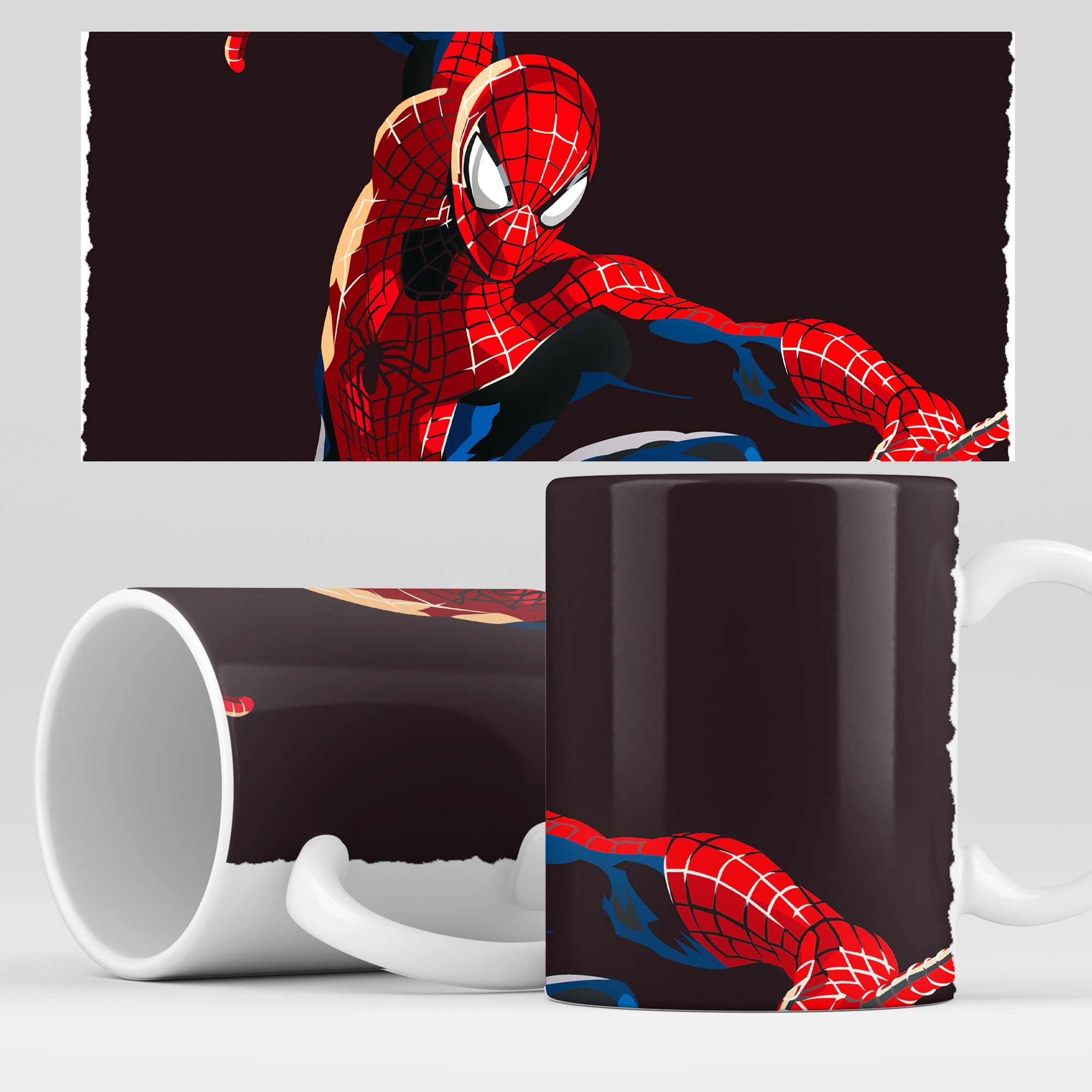 фото Кружка rocketcup с принтом "человек паук" spiderman кружка детская человек паук