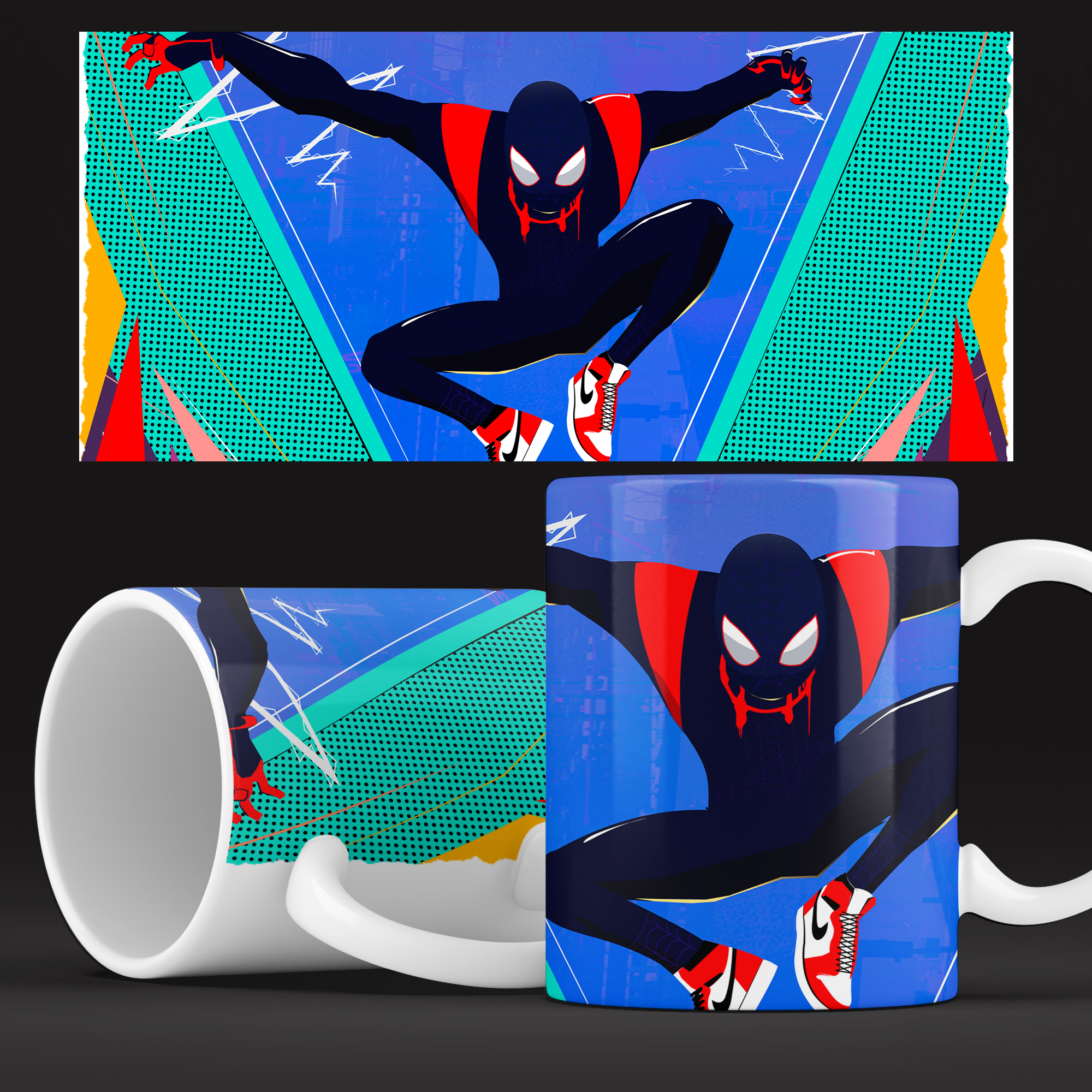 фото Кружки и чашки rocketcup spidermanmiles04