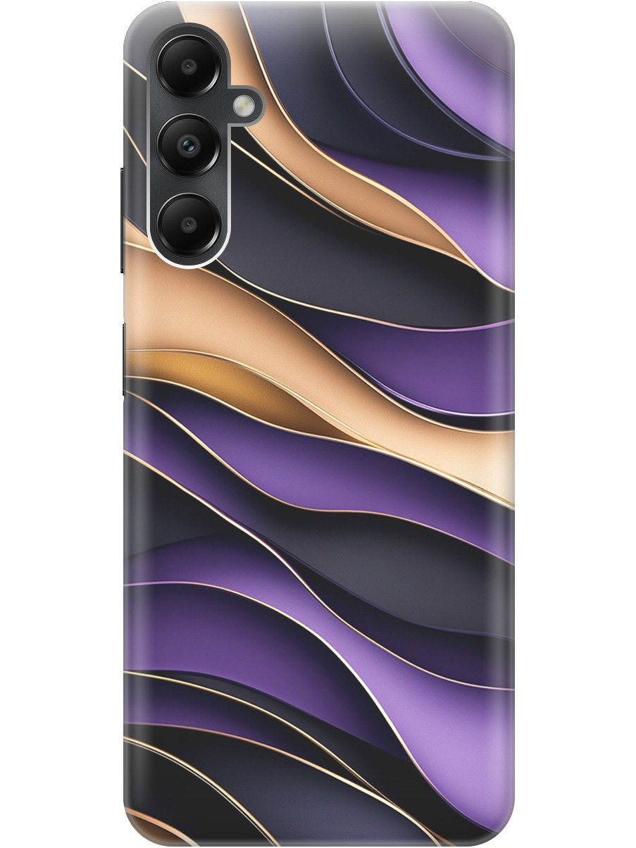 

Силиконовый чехол на Samsung Galaxy A05s с принтом "Сиреневые волны", Прозрачный;фиолетовый;черный, 776583731
