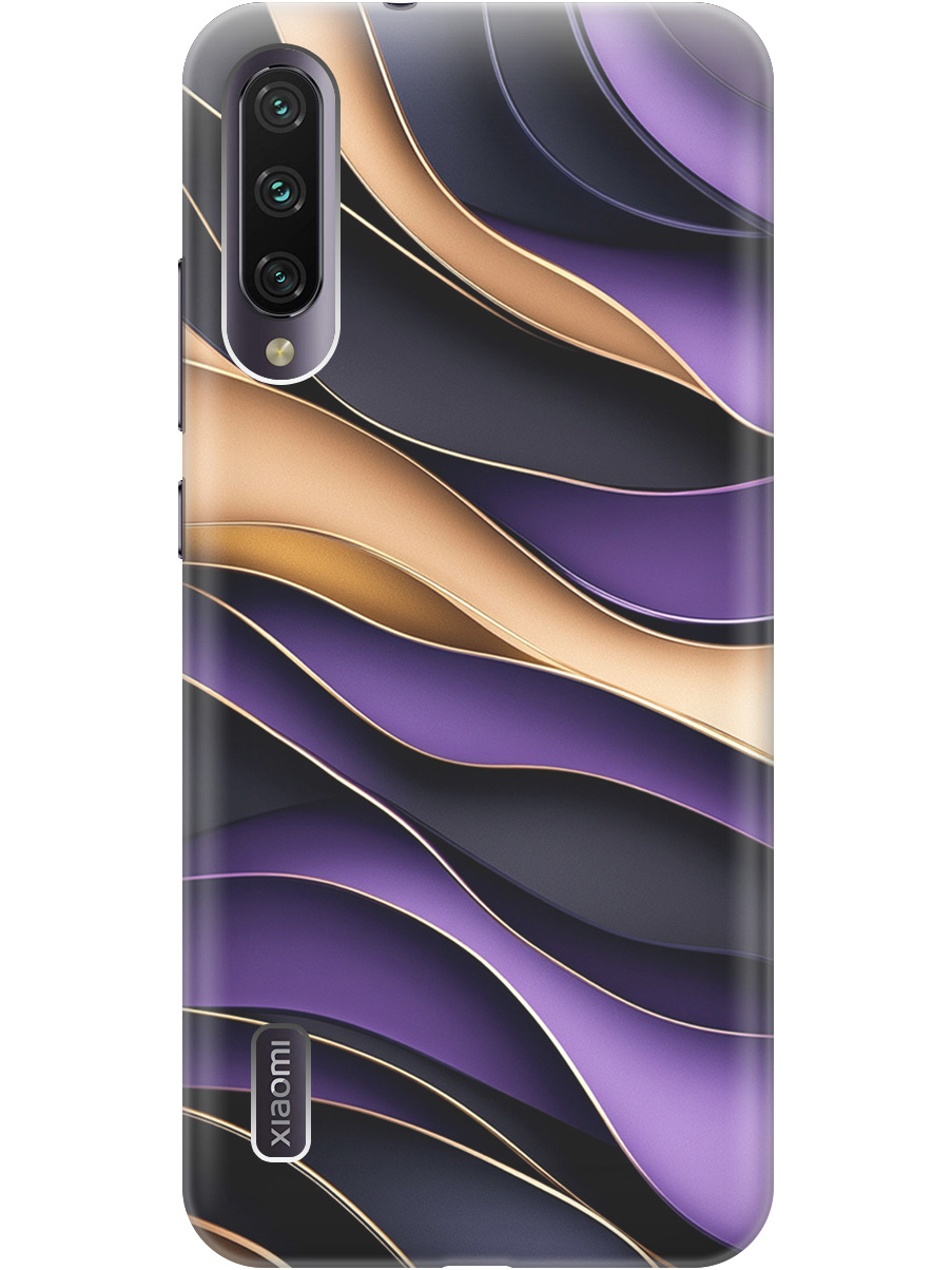 

Силиконовый чехол на Xiaomi Mi A3 / CC9e с принтом "Сиреневые волны", Прозрачный;фиолетовый;черный, 721701031