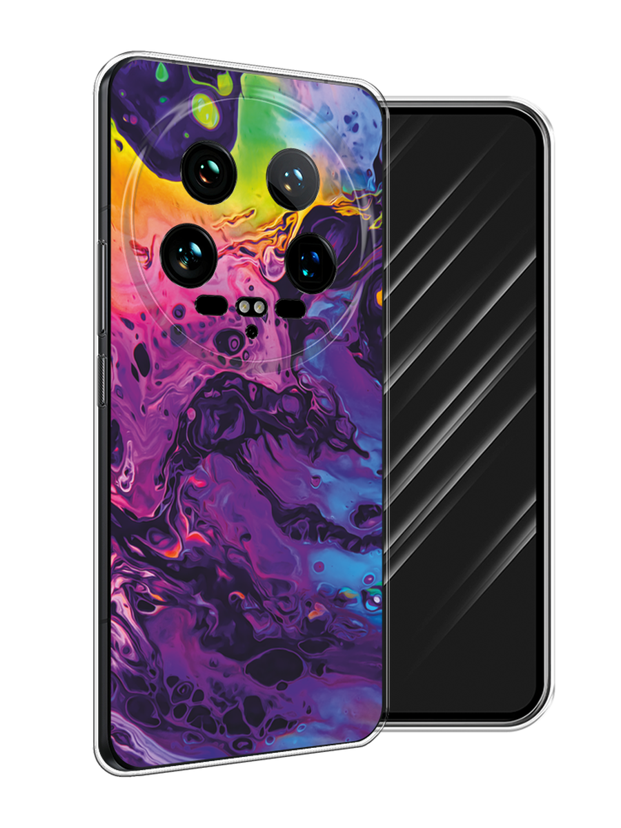 

Чехол Awog на Xiaomi 14 Ultra "ACID fluid", Бордовый, 321850-1