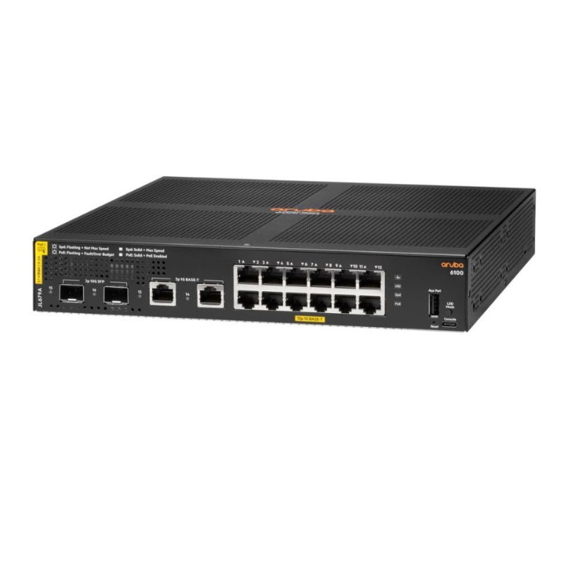 Коммутатор HPE Aruba 6100 JL679A black