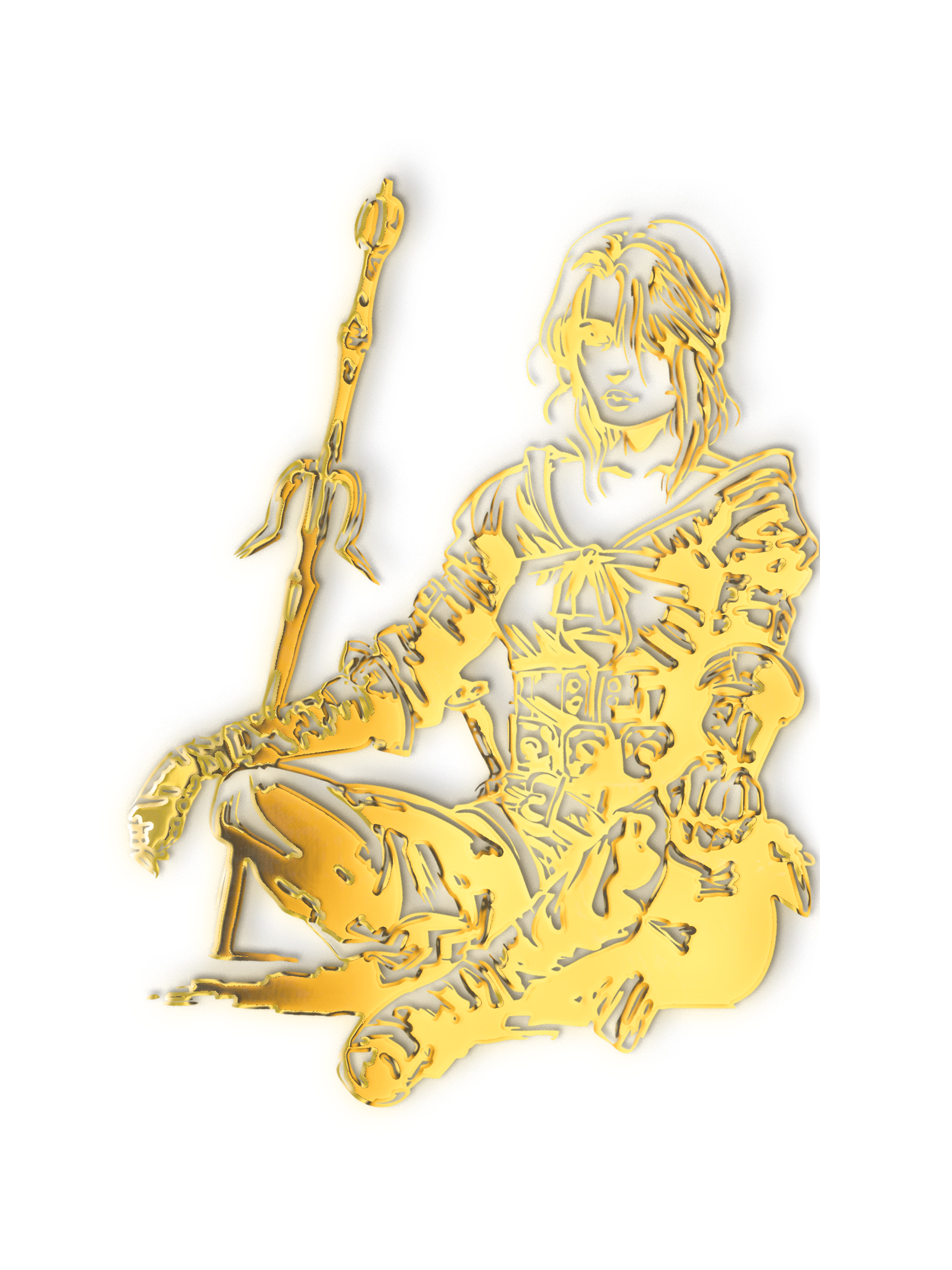 

Наклейка на телефон Silver&Golden Sticker ведьмак-цири