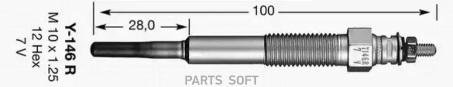

Свеча Накаливания = Y-146R NGK 7492