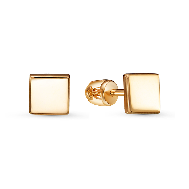 

Серьги-пусеты из красного золота ZOLOTO.GOLD 050210Z, 050210Z