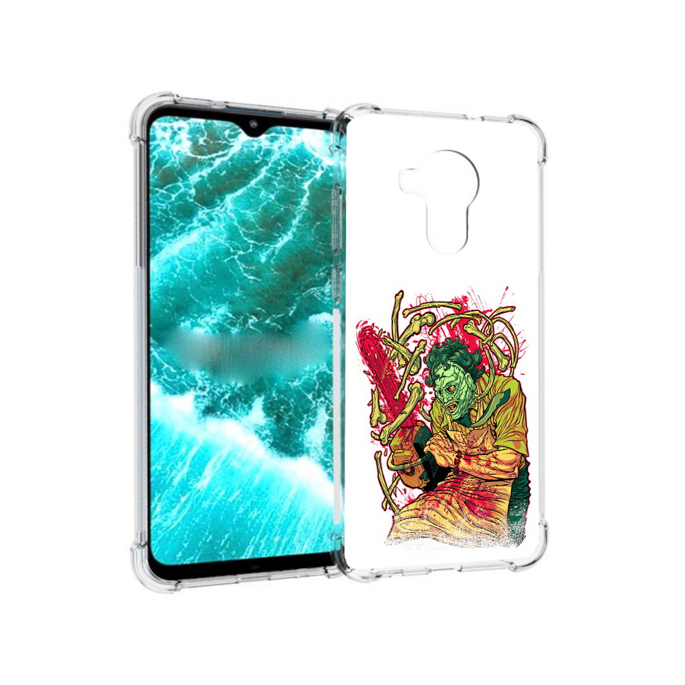

Чехол MyPads Tocco для Nokia C30 яркий мясник (PT227054.117.711), Прозрачный, Tocco