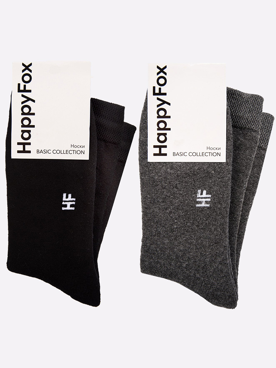 Комплект носков мужских HappyFox HFET7003NB разноцветных 29-31, 2 пары