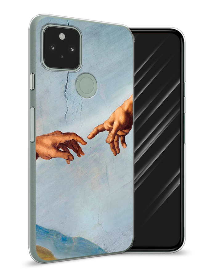 

Чехол Awog на Google Pixel 5A "Сотворение Адама", Разноцветный, 271050-9