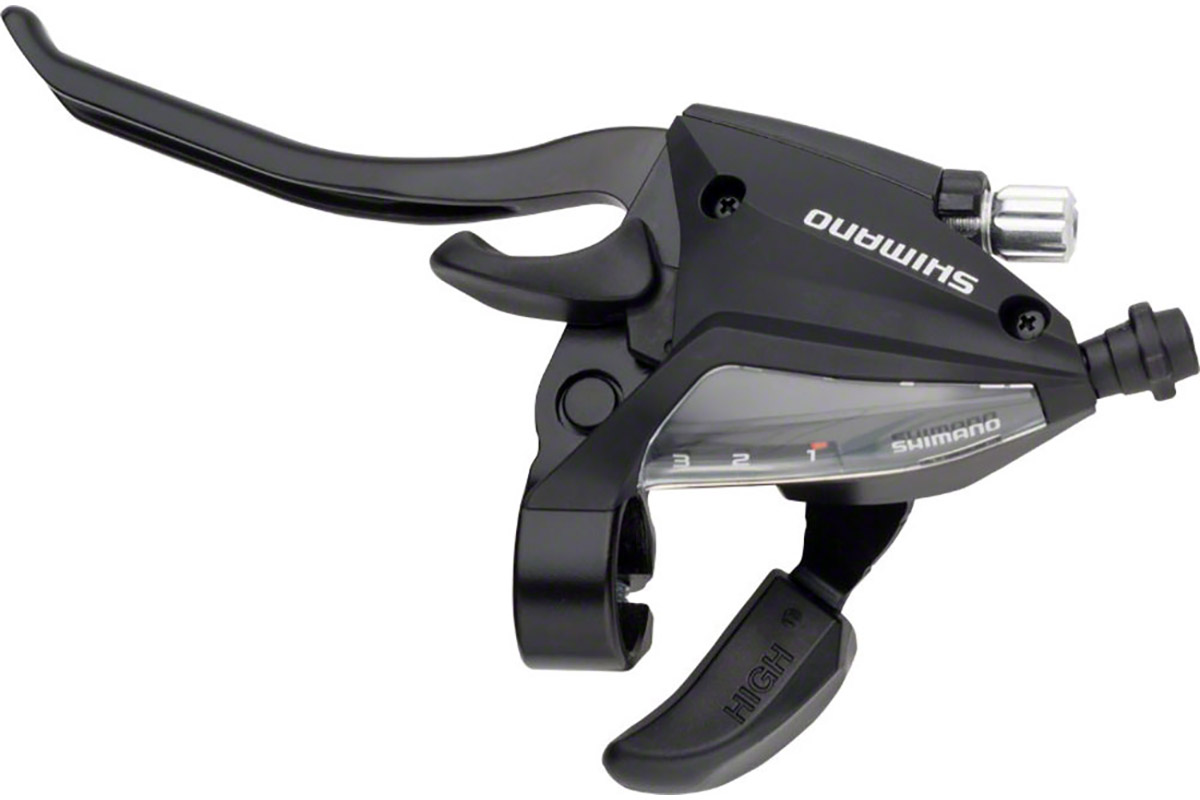 

Шифтер, ручка тормоза Shimano ASTEF5002LSBL, левая, 3-передачи, без упаковки, Черный