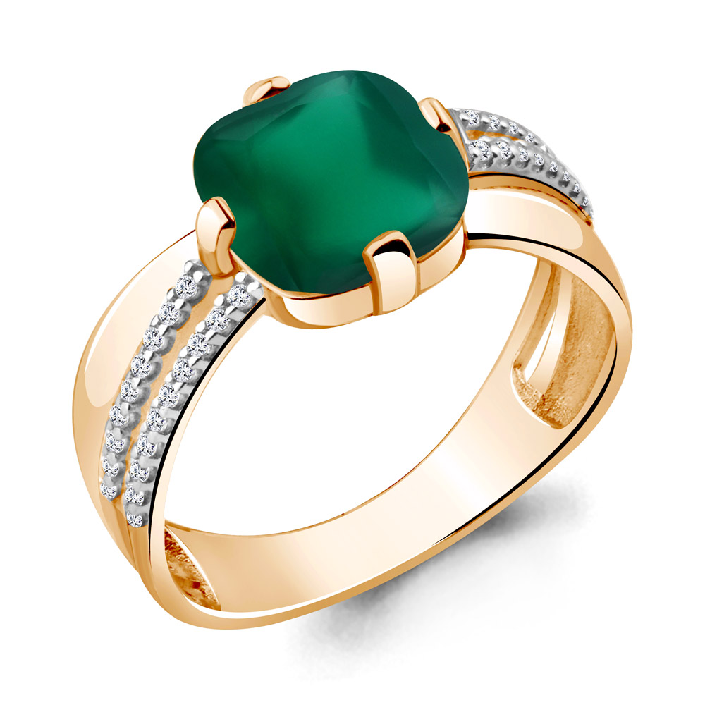 

Кольцо из серебра с агатом р. , Aquamarine 6547909А_925_з, 6547909А_925_з
