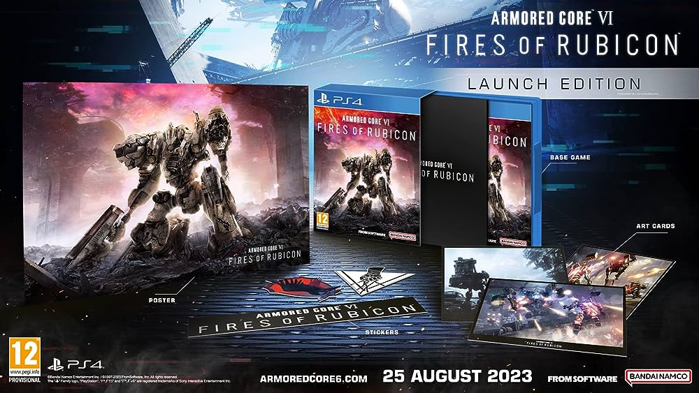 Игра Armored Core VI Fires of Rubicon Launch Edition PlayStation 4 русские субтитры 3890₽