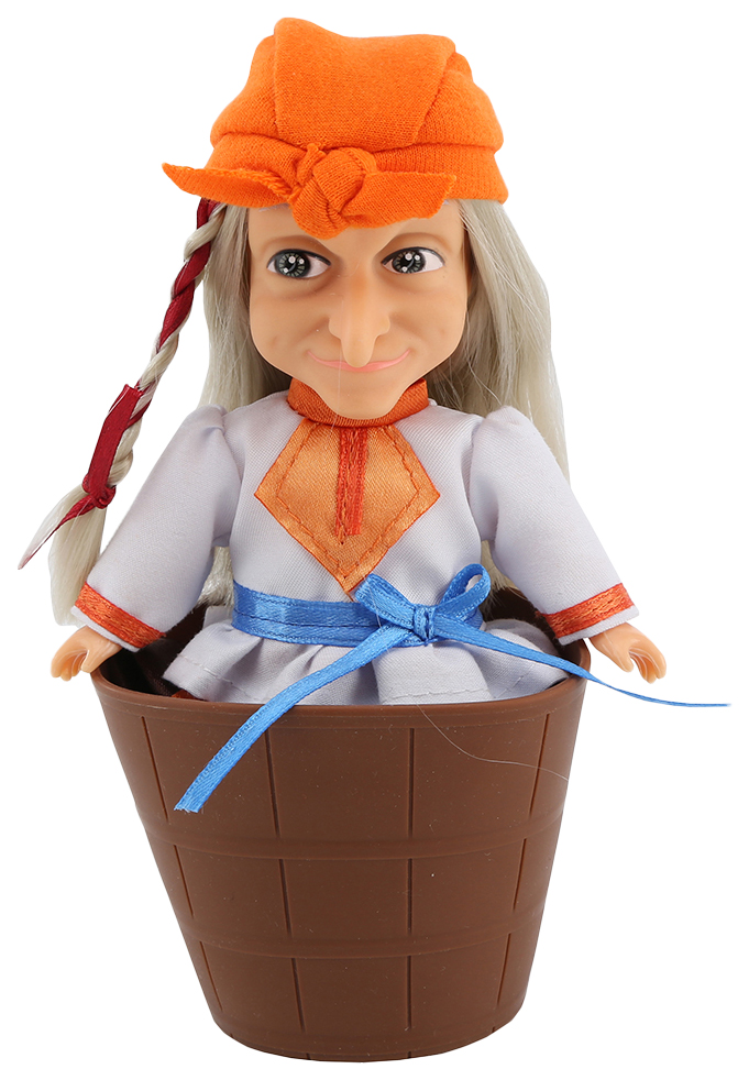 

BY Кукла Баба-яга в ступе, ABS,PVC, полиэстер, 8, 5х14, 8х8, 5см, 267-769