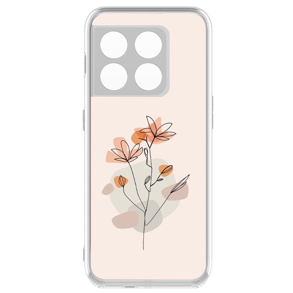 

Чехол-накладка Krutoff Clear Case Ромашки для OnePlus 10 Pro