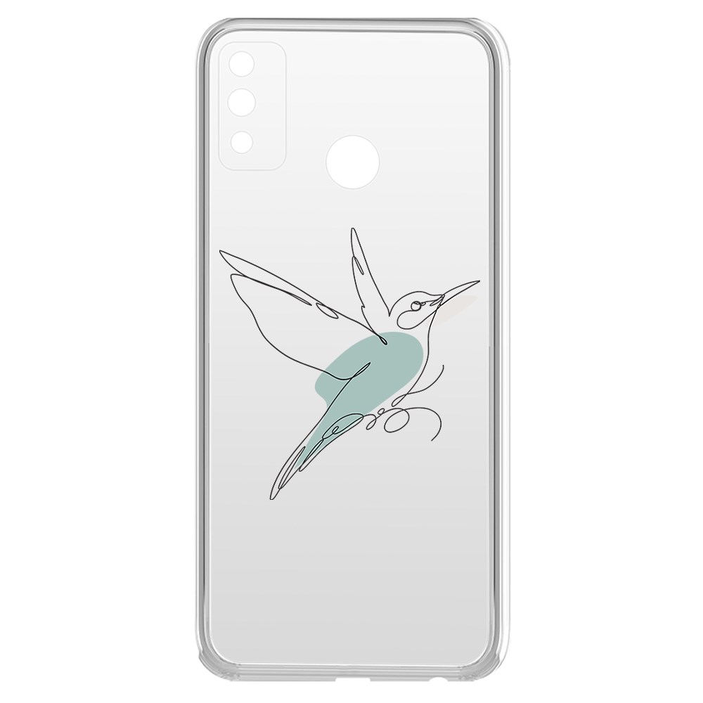 

Чехол-накладка Krutoff Clear Case Легкость для Honor 9X Lite