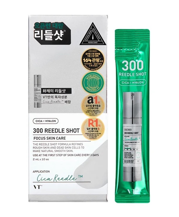 Сыворотка VT Cosmetics Reedle Shot 300 Stick с микроиглами 2 мл 10 шт