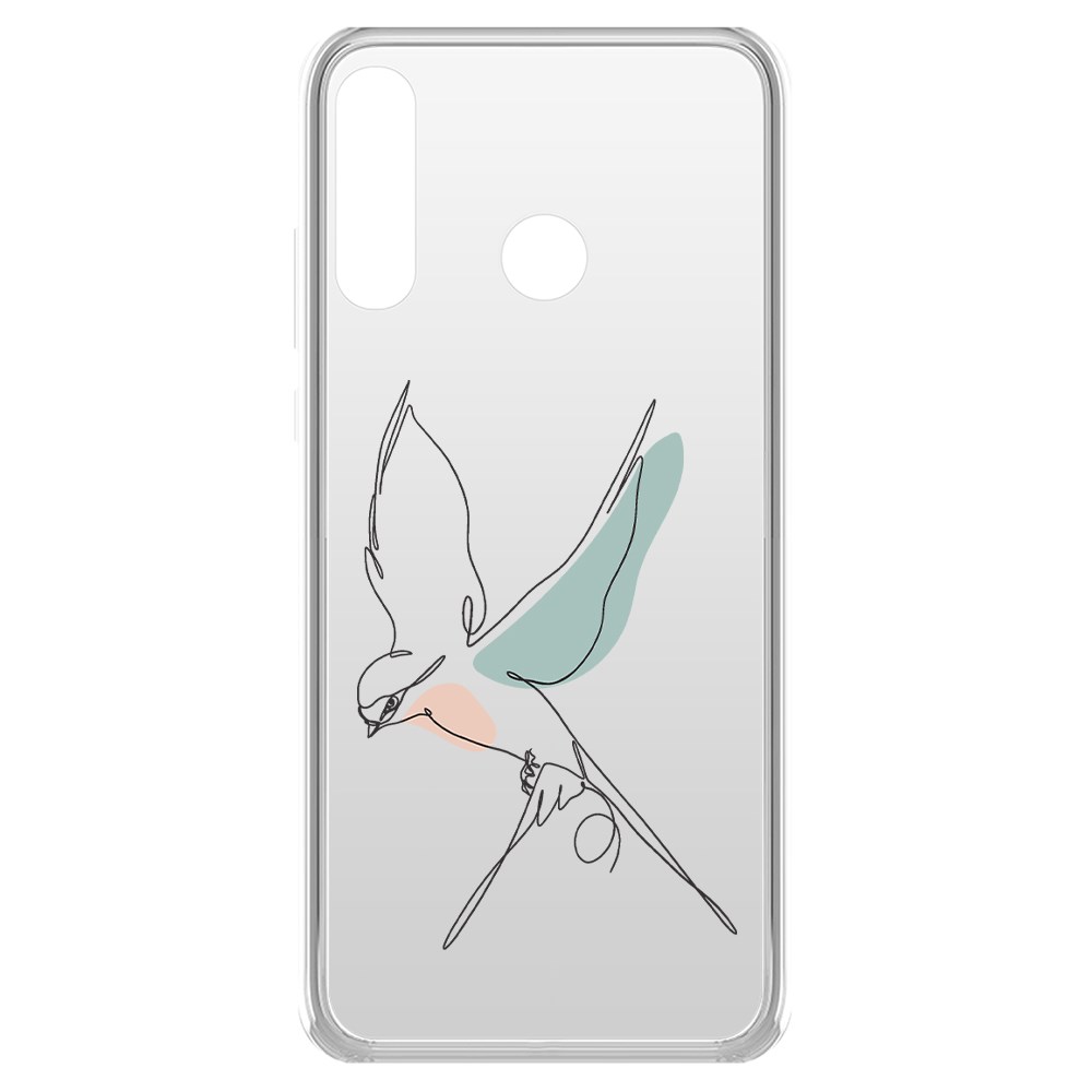 

Чехол-накладка Krutoff Clear Case Полет для Huawei P30 Lite