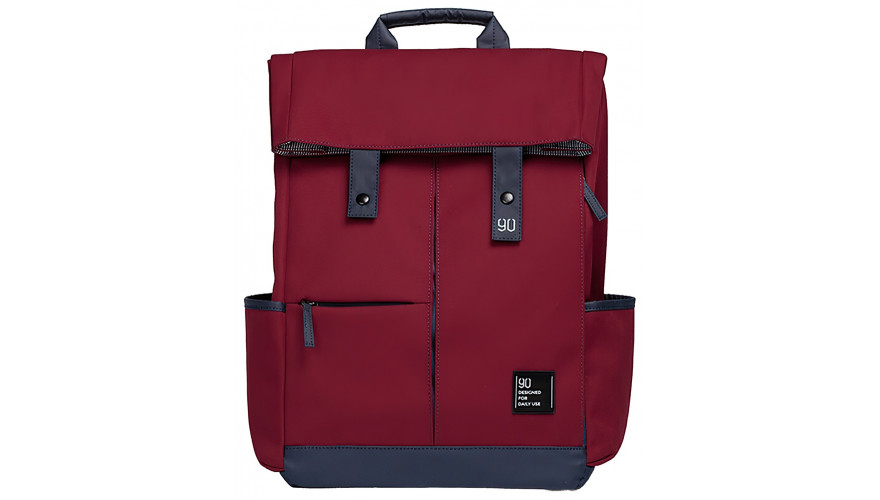 фото Рюкзак унисекс xiaomi 90 points vibrant college casual backpack dark red