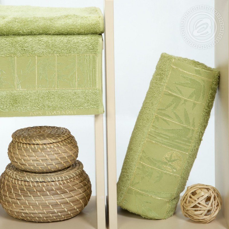 Набор полотенец 50х90 и 70х140 бамбук Сирень