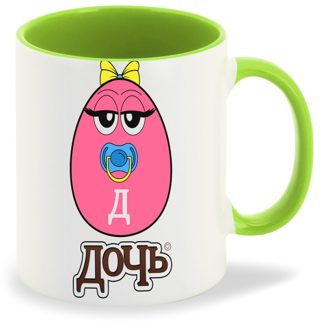 

Кружка CoolPodarok Семья. Дочь яйцо, Семья. Дочь яйцо