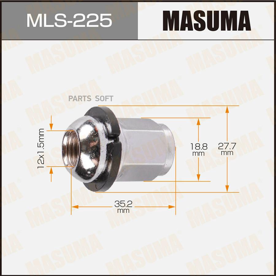 

MASUMA MLS225 Гайка MASUMA Honda