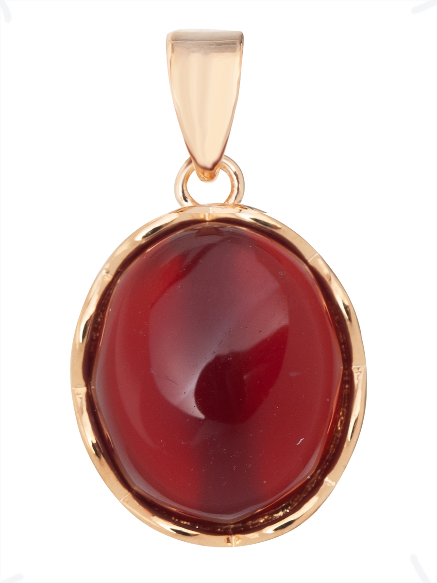 

Кулон из ювелирного сплава Lotus Jewelry 3044P-15red-agate, агат, 3044P-15red-agate