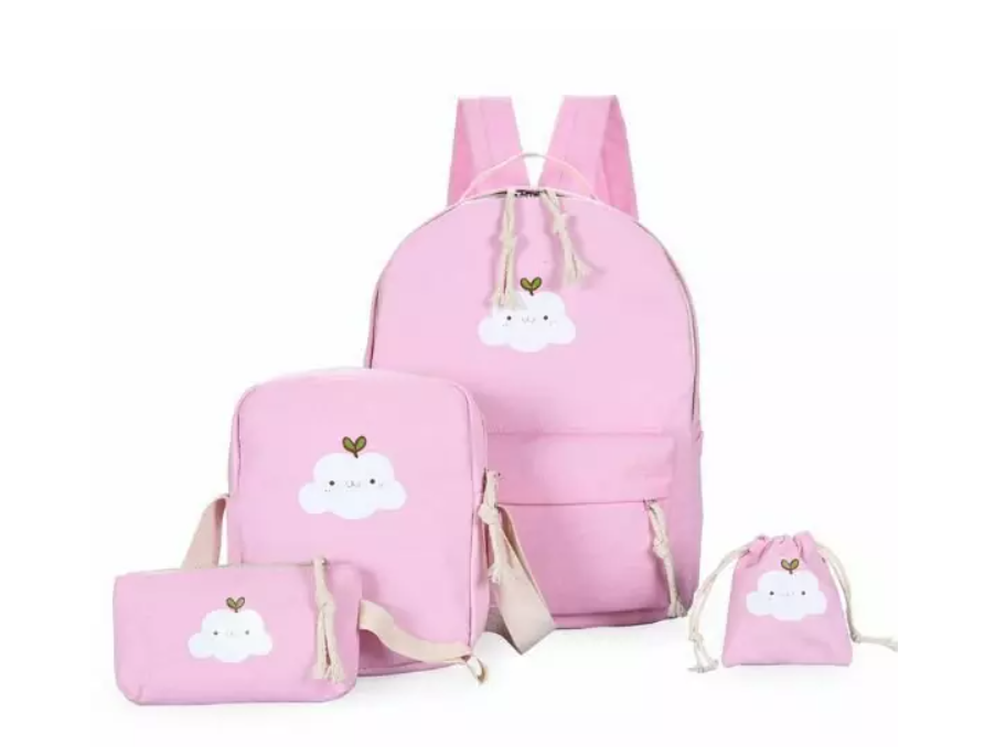 Школьный рюкзак Lunoo 325-25 розовый