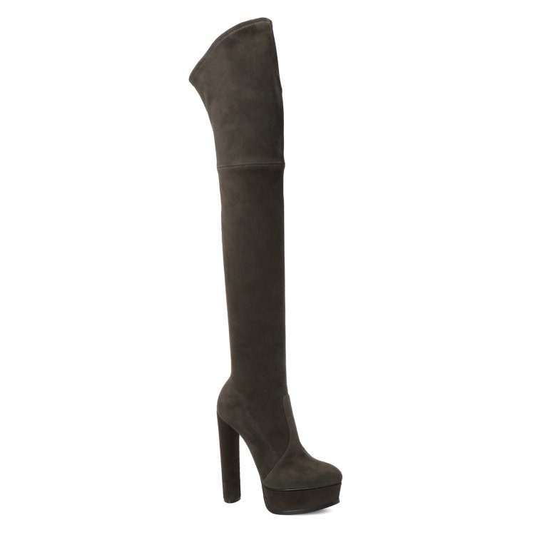 

Ботфорты женские Casadei 1T843E1411_1663644 зеленые 40 EU