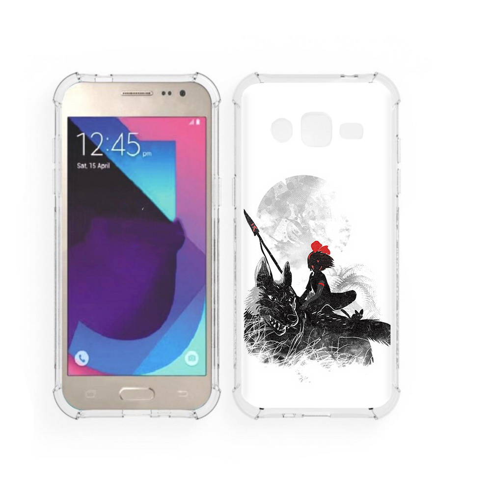 

Чехол MyPads Tocco для Samsung Galaxy J2 мононоке (PT226924.572.481), Прозрачный, Tocco
