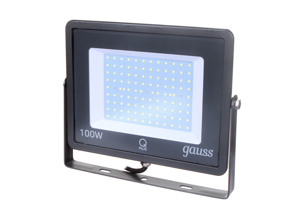 Прожектор Gauss Qplus 100W 8500lm 6500K 175-265V IP65 графитовый LED