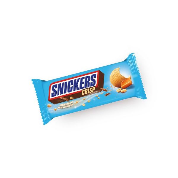 

Мороженое батончик Snickers crisp 34,5 г