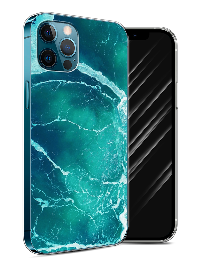 

Чехол Awog на Apple iPhone 12 / Айфон 12 "Изумрудный океан", Разноцветный, 12550-4