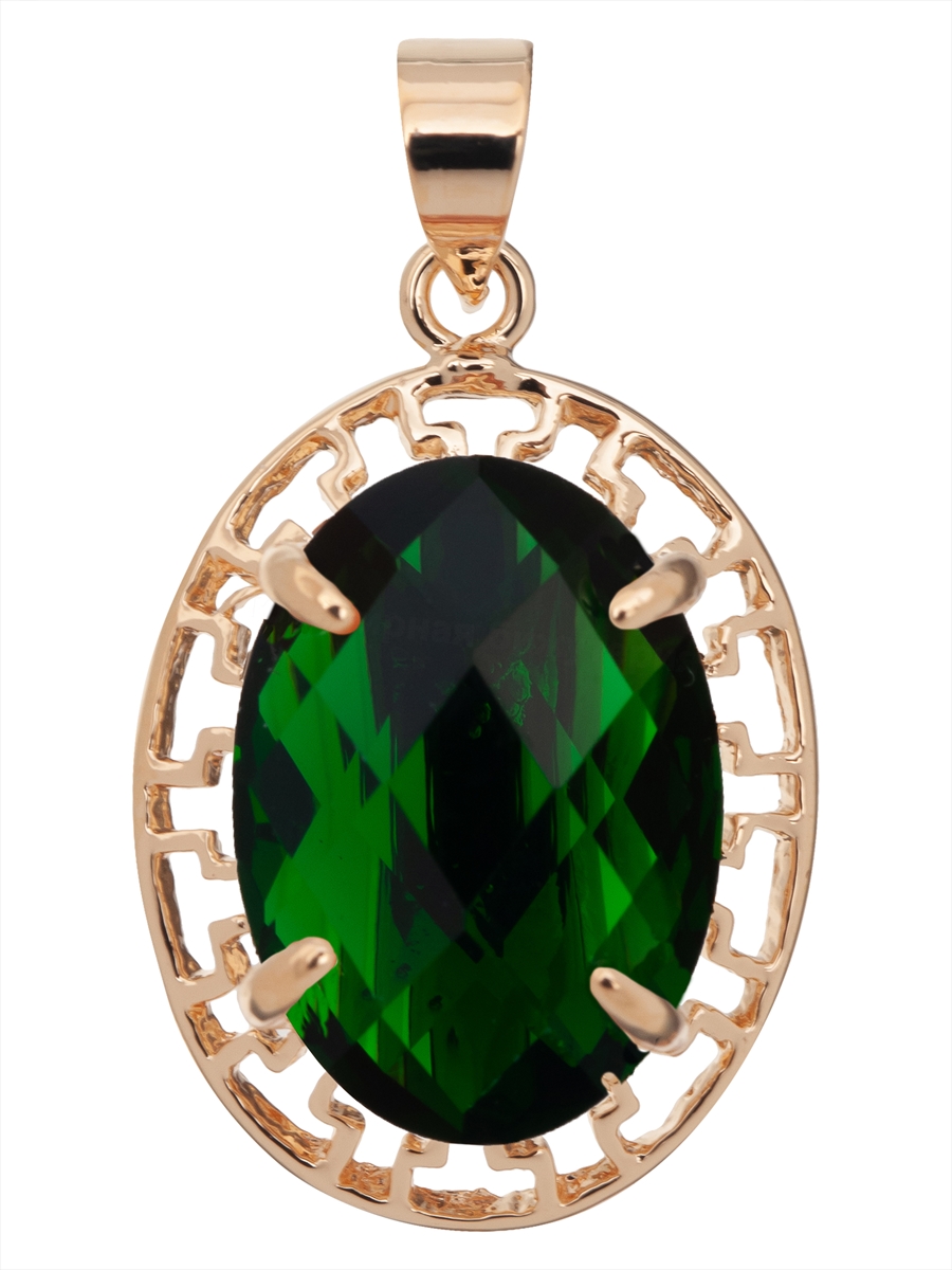 

Кулон из ювелирного сплава Lotus Jewelry 897P-007Gcz, фианит, 897P-007Gcz