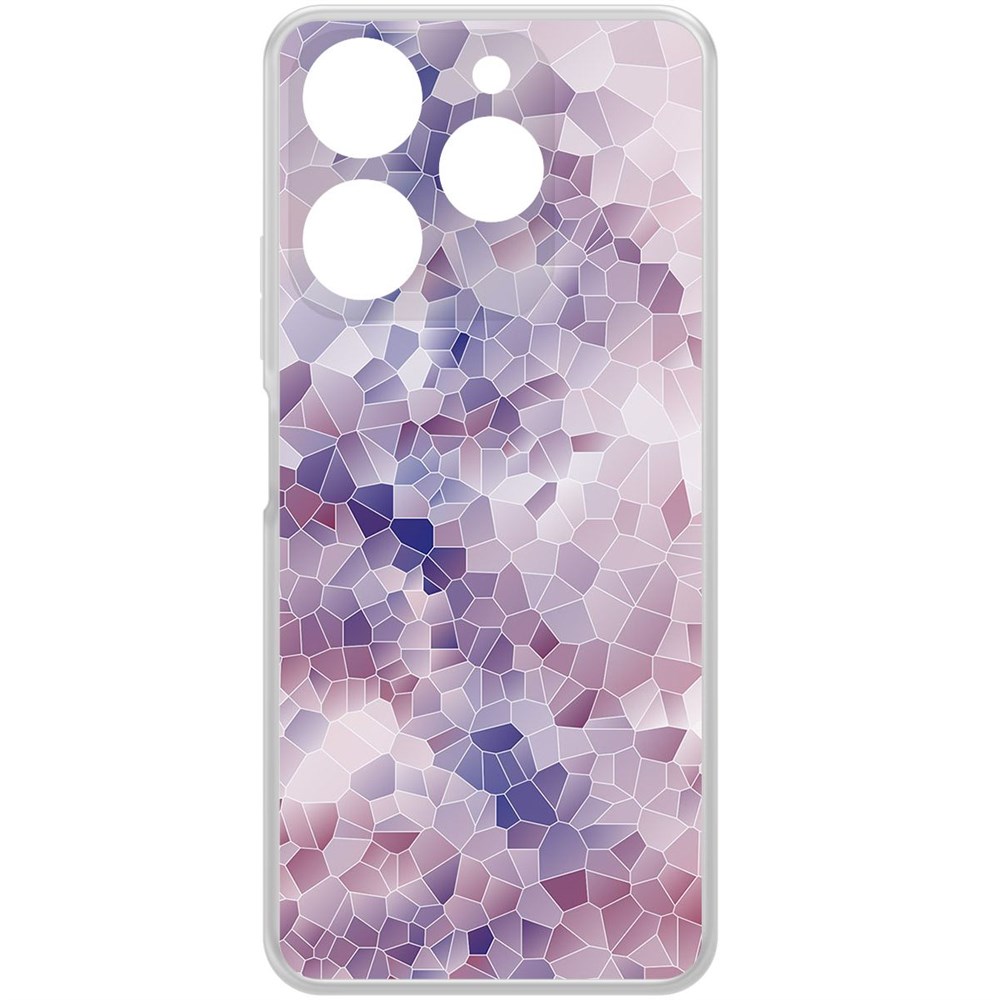 

Чехол-накладка Krutoff Clear Case Витраж 2 для Tecno Spark 10 Pro, Прозрачный