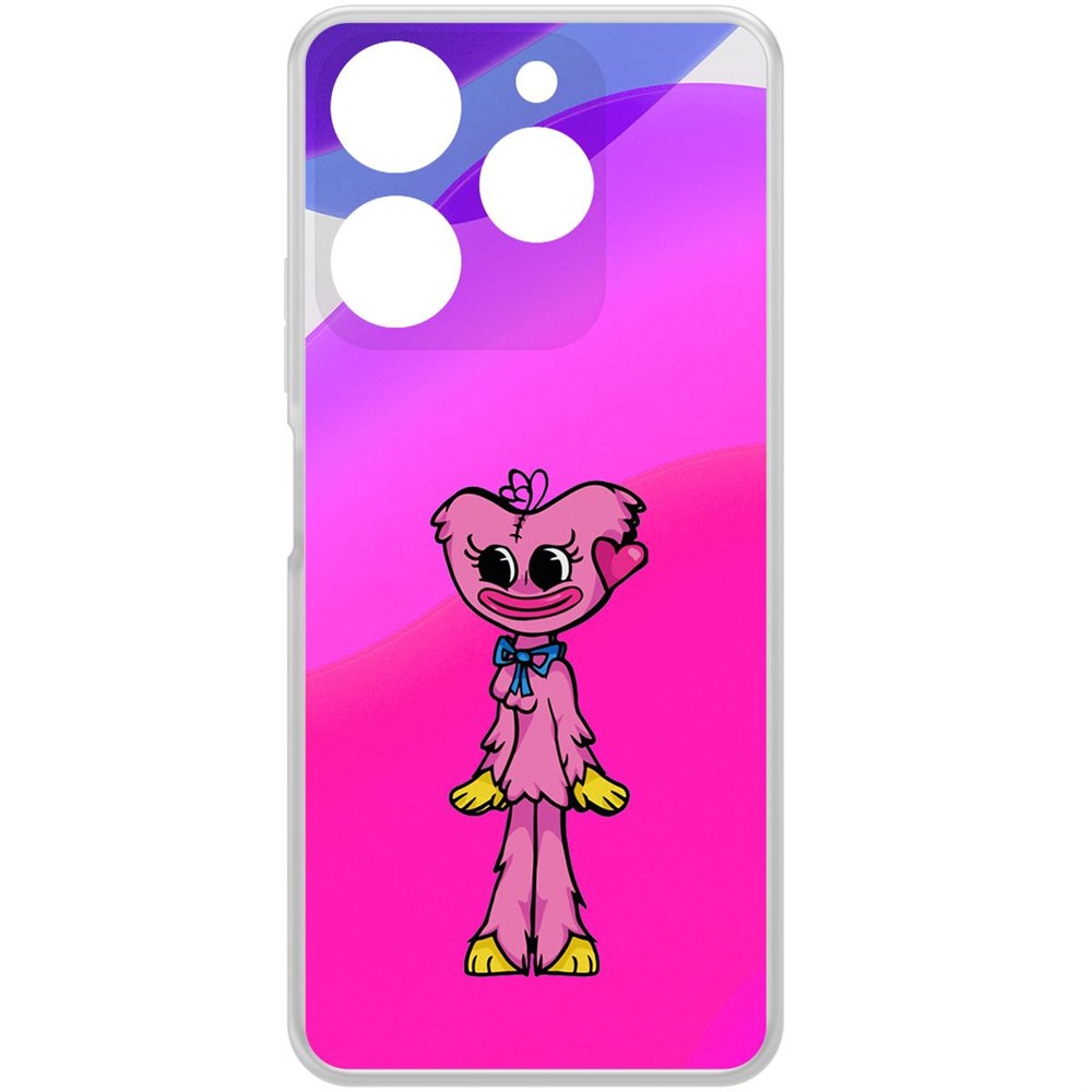 

Чехол-накладка Krutoff Clear Case Хаги Ваги - Киси Миси для Tecno Spark 10 Pro, Прозрачный