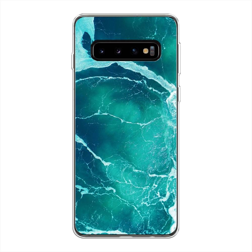 

Чехол Awog на Samsung Galaxy S10 + "Изумрудный океан", Разноцветный, 27150-4