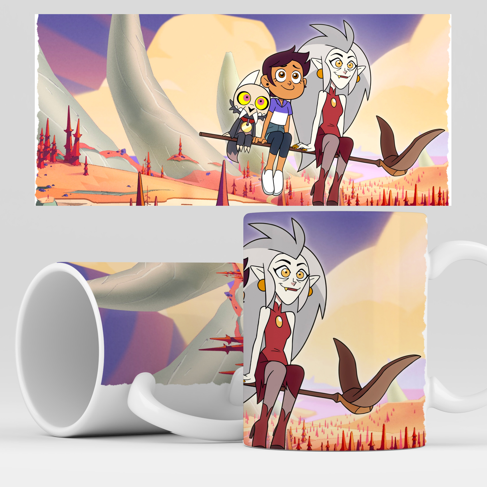 фото Кружка rocketcup с принтом "дом совы" кружка аниме детская кружа для чая