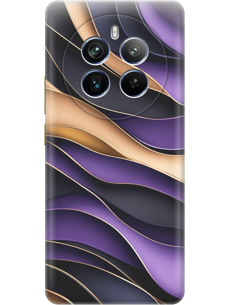 

Силиконовый чехол на Realme 12 Pro 5g / 12 Pro+ 5g с принтом "Сиреневые волны", Прозрачный;фиолетовый;черный, 782631831