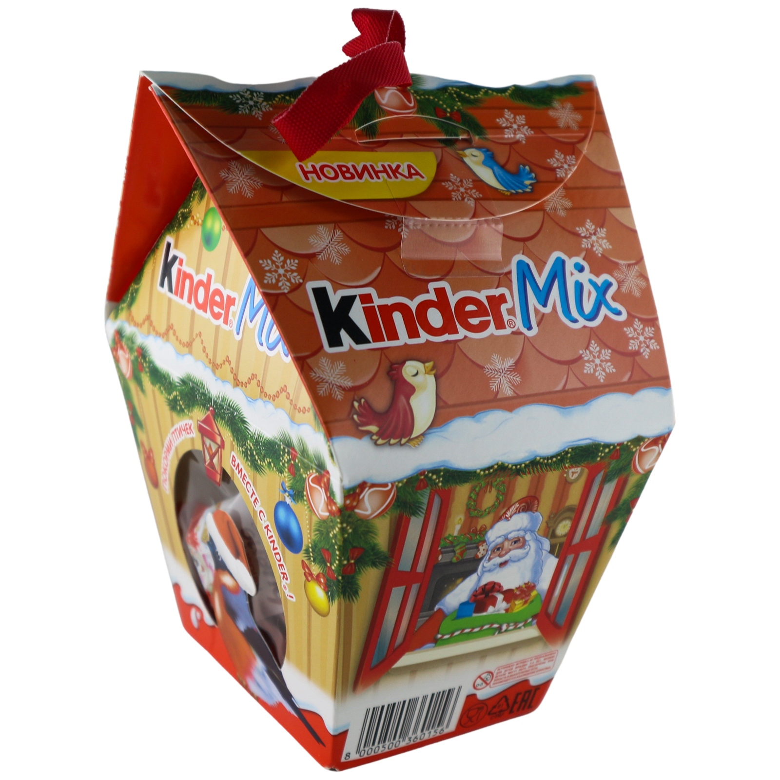 

Сладкий подарочный набор Kinder Mix Новогодний Кормушка для птиц 99,7 г
