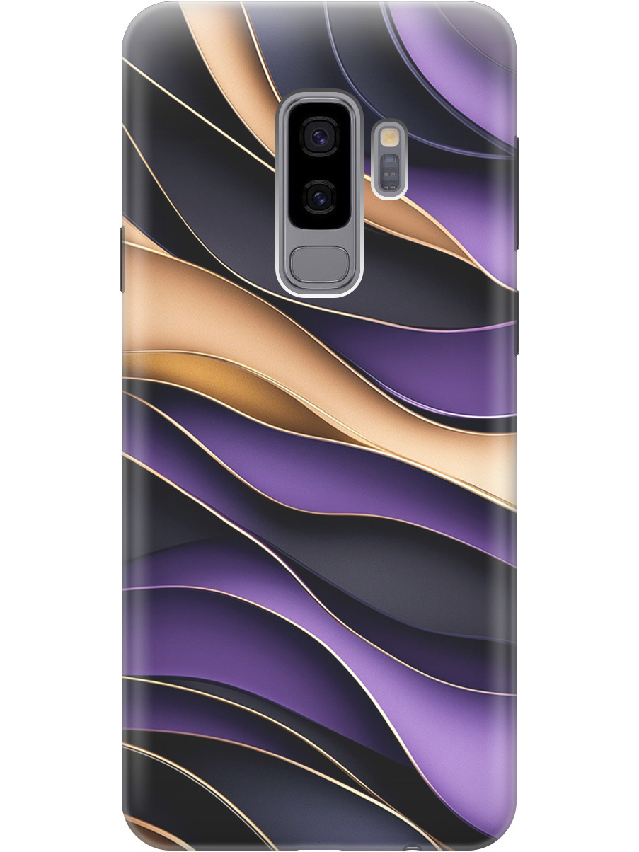 

Силиконовый чехол на Samsung Galaxy S9+ с принтом "Сиреневые волны", Прозрачный;фиолетовый;черный, 717439331