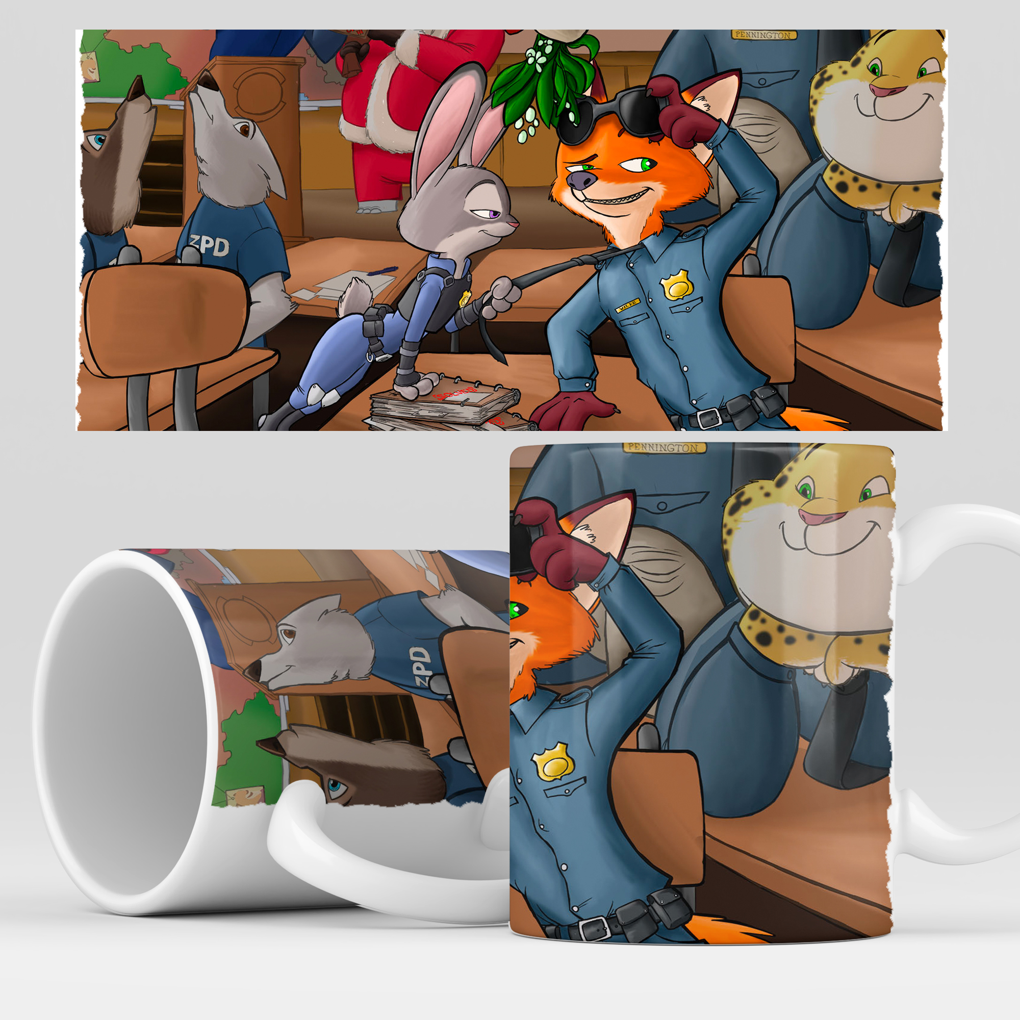 

Кружка RocketCup с принтом "Зверополис" мультфильм Zootopia, Зверополис12