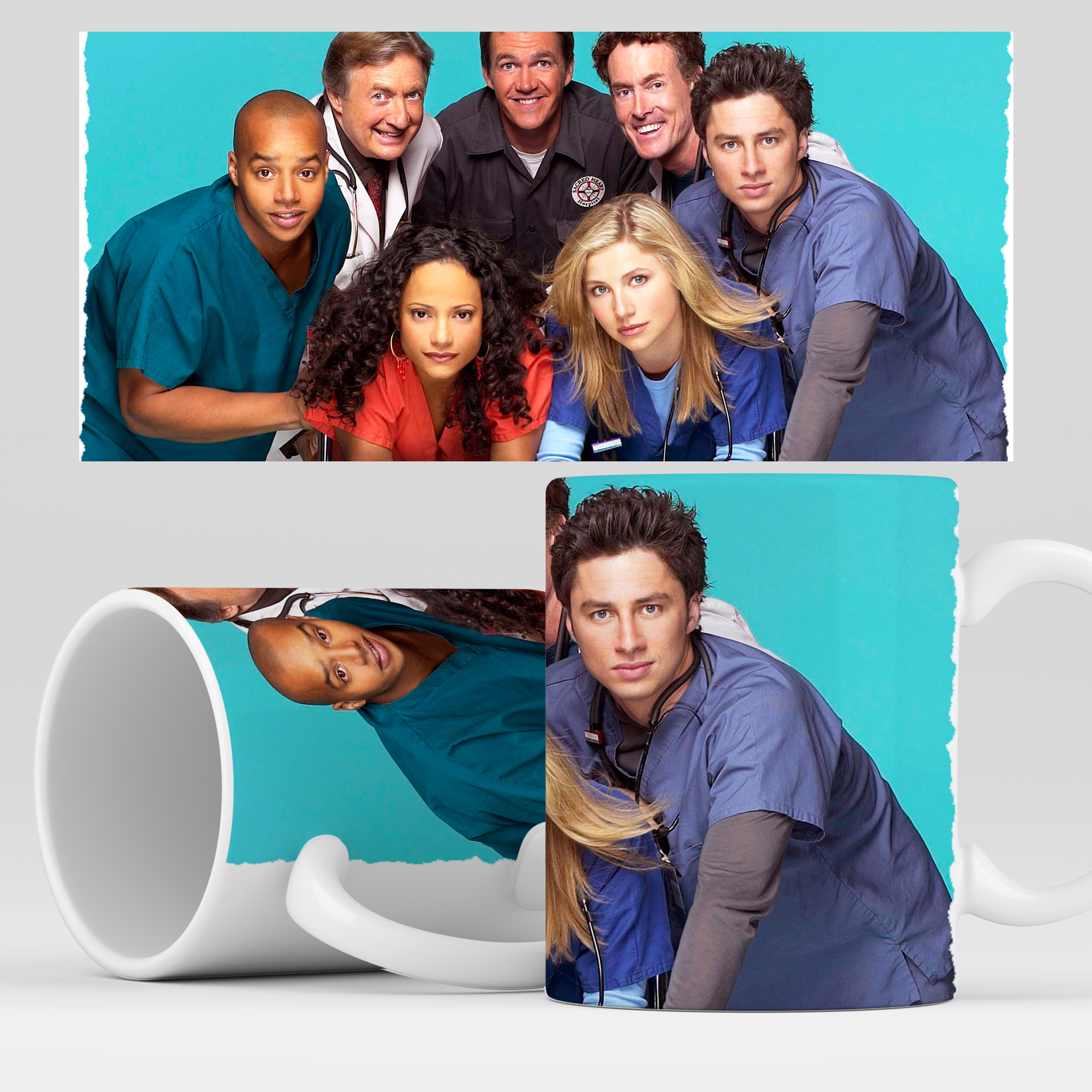 

Кружка RocketCup с принтом "Клиника" сериал Кружка для чая, Клиника07
