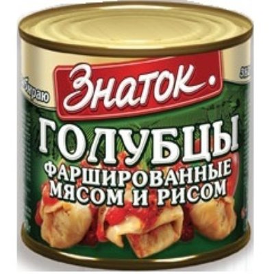 Голубцы Знаток фаршированные мясом и рисом 540 г