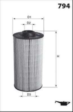 

Фильтр Масляный MECAFILTER elh4443
