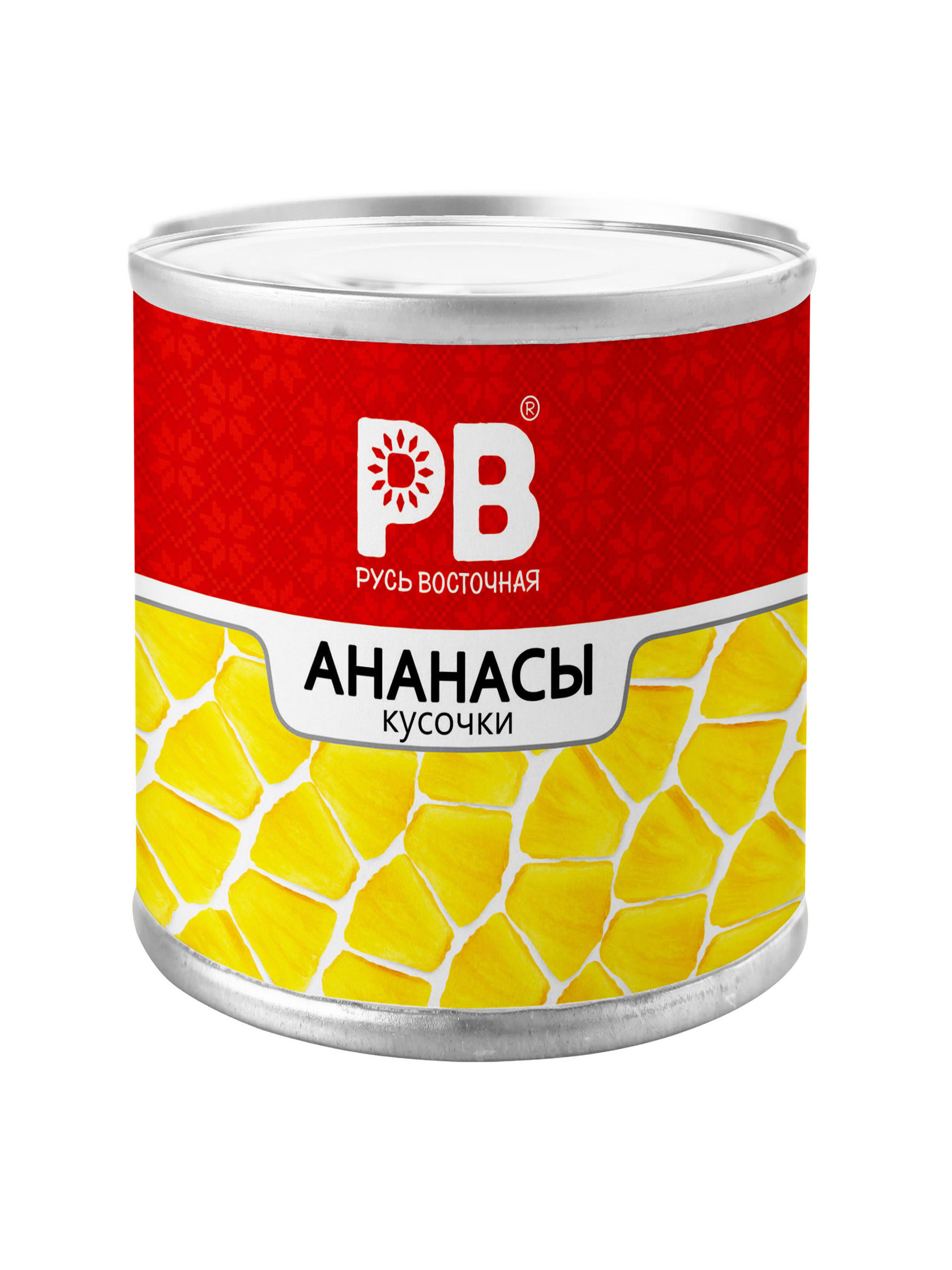 

Ананасы Русь Восточная кусочки в сиропе 565 г