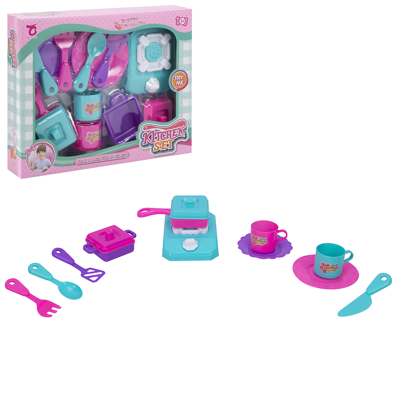 

Набор игрушечной посуды Amore Bello JB0209532