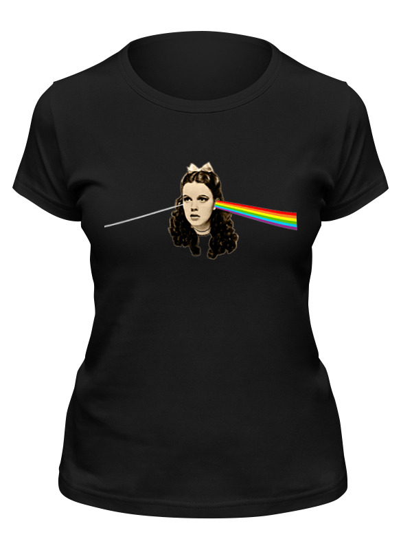 

Футболка женская Printio Pink floyd черная L, Черный, Pink floyd