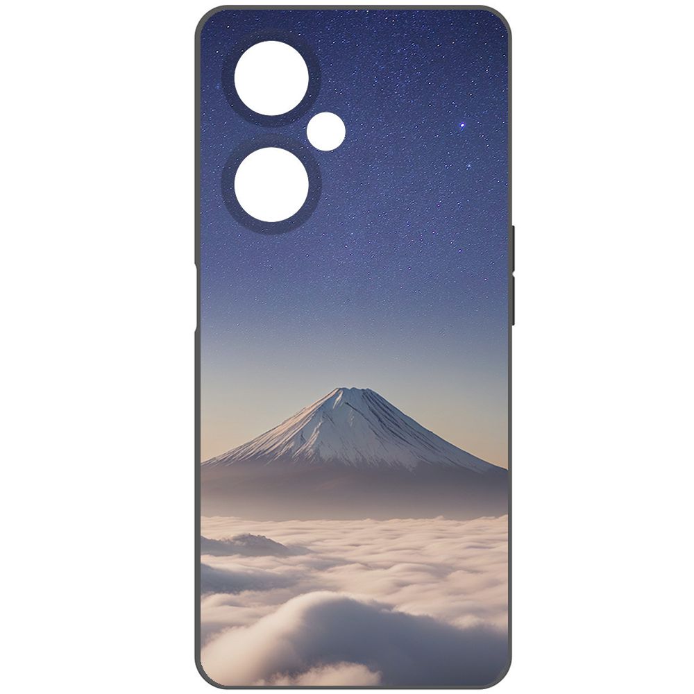 

Чехол-накладка Krutoff Soft Case Япония, Фудзияма для OnePlus Nord CE 3 Lite черный