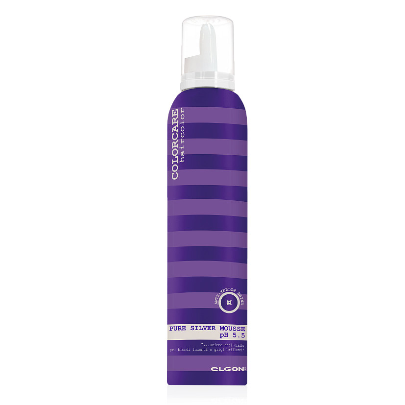 

Несмываемый мусс-кондиционер Elgon Colorcare Pure Silver антижёлтый 200 мл
