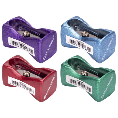 

Точилка Brauberg ZigZag, металлическая, корпус ассорти, 228457, 24 шт, Разноцветный