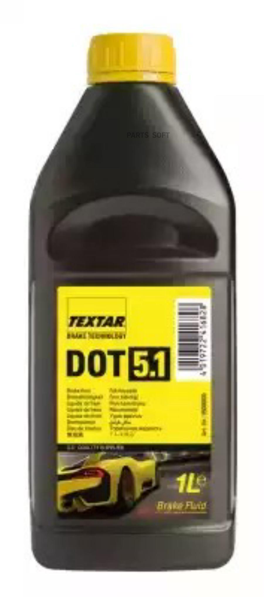 TEXTAR 95006600 Жидкость тормозная DOT-5.1 1л